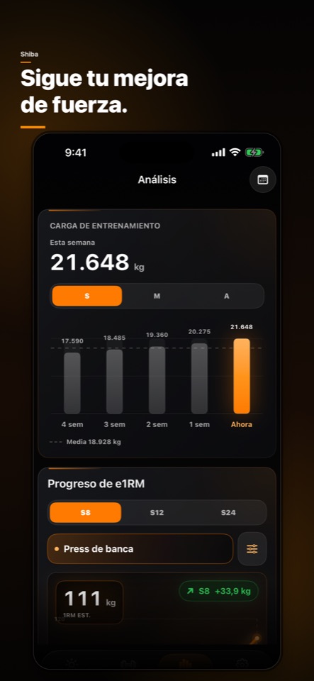 Sigue el progreso