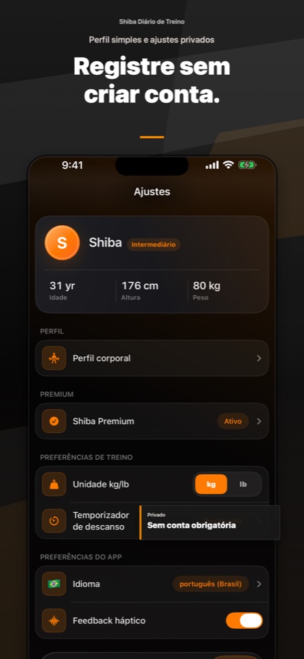 Registre sem conta