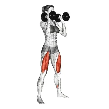 dumbbell-front-squat